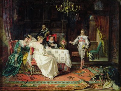 La entrada del trovador de Jacob Emmanuel Gaisser